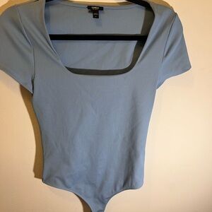 Women's Contour Blue Bodysuit Top